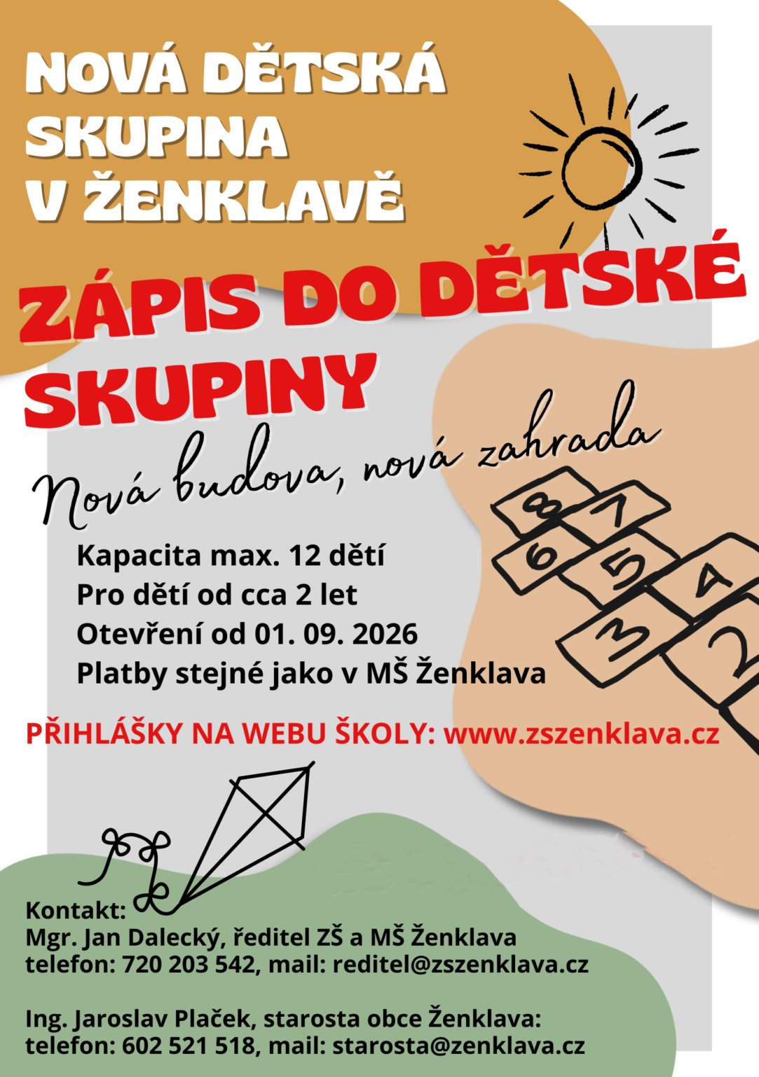 Plakát - Dětská skupina Ženklava